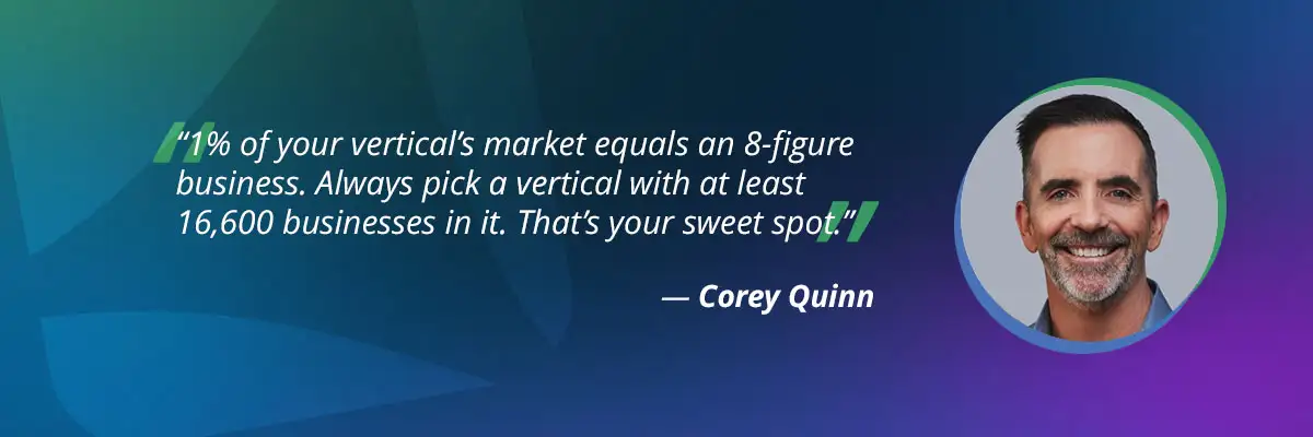 Agency specialization: Corey Quinn quote on vertical market