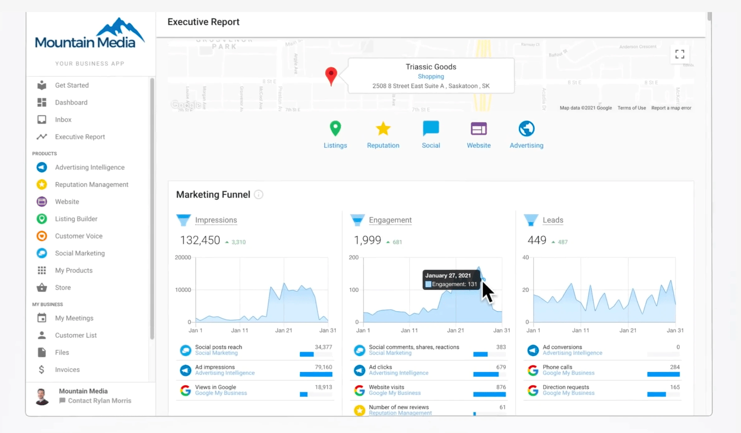 Agency specialization: Vendasta Executive Report