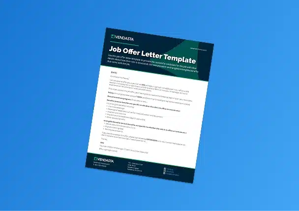 Job offer template Job offer template cover image