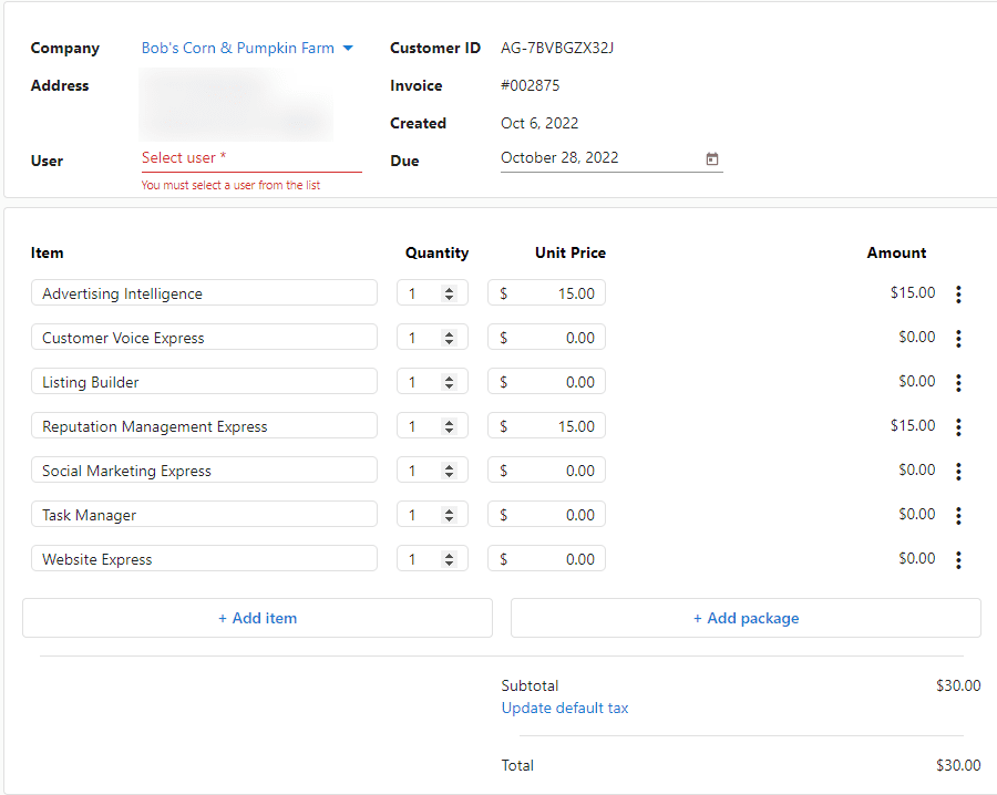 Collect payment and activate purchased products  Collect payment and activate purchased products