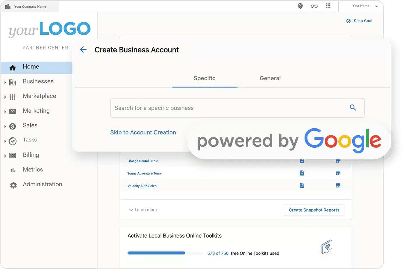 powered by google powered by google