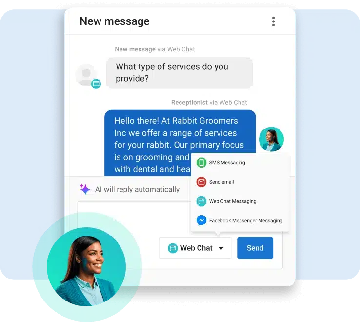 how to make money with AI: AI receptionist