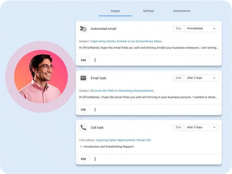 Sales Coach img AI Sales Assistant sending campaigns