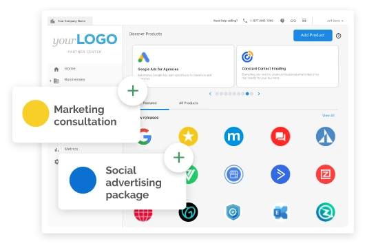 cloudmarketplace chatbot with options for messaging