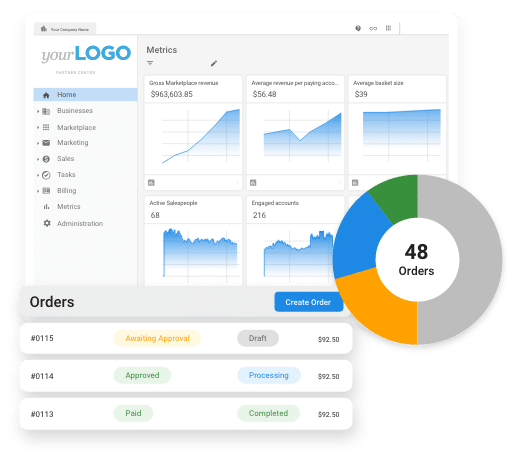 marketplaceforsaas example ai response in web chat