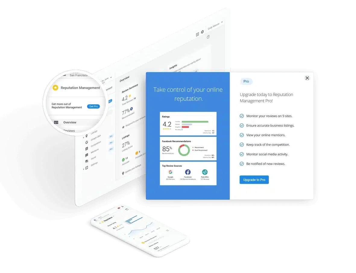 Reputation Management Pro img Drive Sales: with freemium offerings, your clients can shop the way they want – trying a product before committing to buying.
