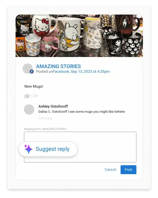 improve-the-customer-experience AI responds to customers on social media