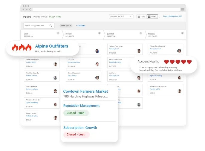 ai digital marketing: Vendasta CRM